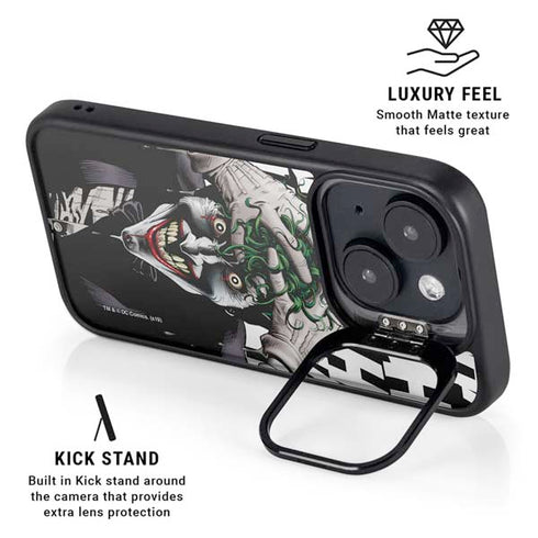 DC Comics The Joker Killing Joke Variant Cover Art by Brian Bolland iPhone 14 Kickstand Case