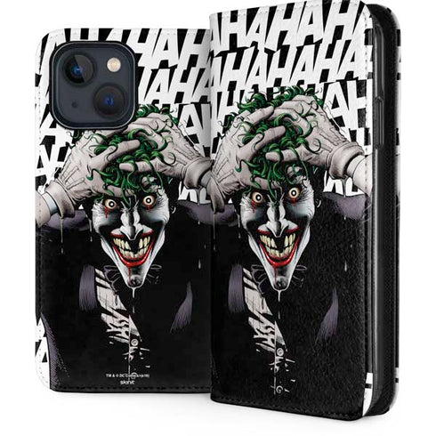 DC Comics The Joker Killing Joke Variant Cover Art by Brian Bolland iPhone 15 Plus Folio Case