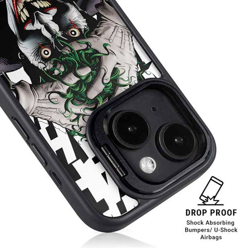 DC Comics The Joker Killing Joke Variant Cover Art by Brian Bolland iPhone 15 Plus Kickstand Case