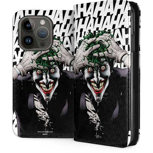DC Comics The Joker Killing Joke Variant Cover Art by Brian Bolland iPhone 15 Pro Folio Case