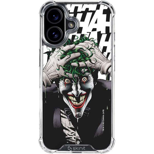 DC Comics The Joker Killing Joke Variant Cover Art by Brian Bolland iPhone 16 Clear Case