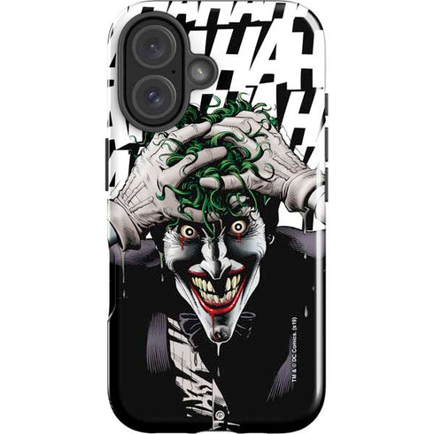 DC Comics The Joker Killing Joke Variant Cover Art by Brian Bolland iPhone 16 Plus Impact Case