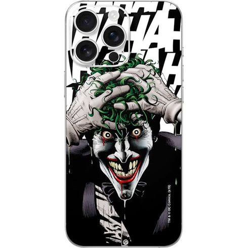 DC Comics The Joker Killing Joke Variant Cover Art by Brian Bolland iPhone 16 Pro Max Skin