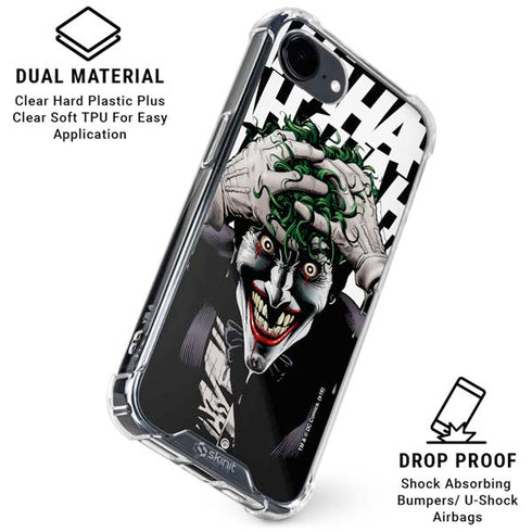 DC Comics The Joker Killing Joke Variant Cover Art by Brian Bolland iPhone 16e Clear Case