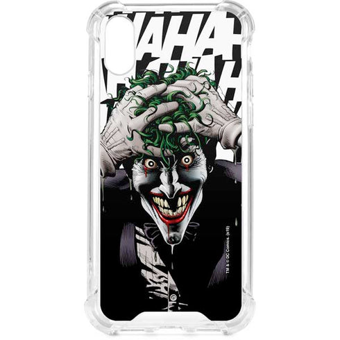 DC Comics The Joker Killing Joke Variant Cover Art by Brian Bolland iPhone XS Clear Case