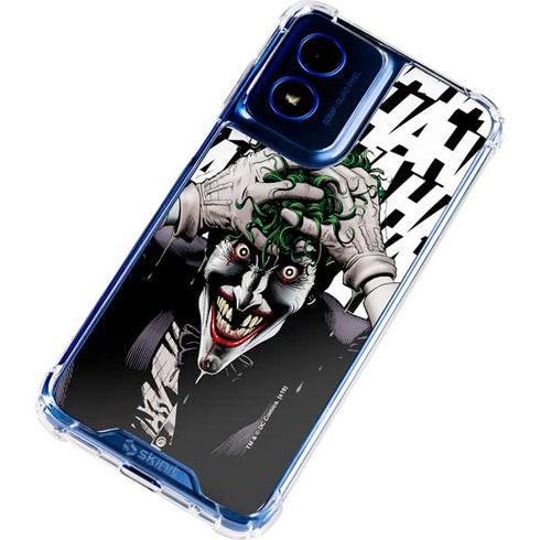 DC Comics The Joker Killing Joke Variant Cover Art by Brian Bolland Moto G 5G (2024) Clear Case