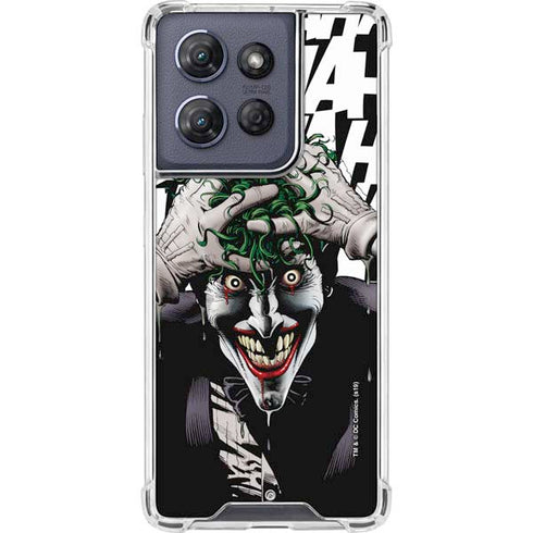 DC Comics The Joker Killing Joke Variant Cover Art by Brian Bolland Moto G Play 5G (2025) Clear Case