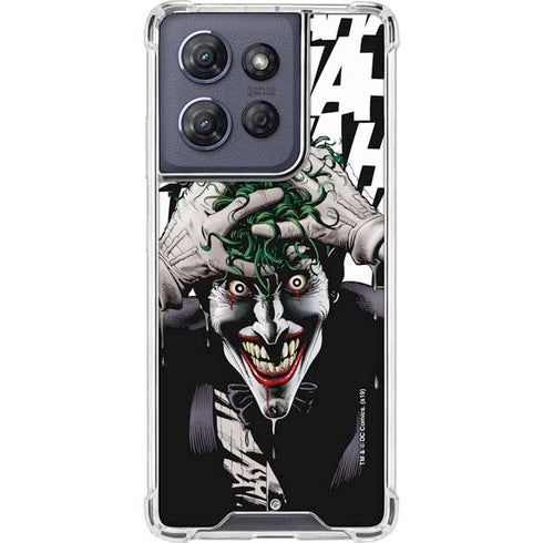DC Comics The Joker Killing Joke Variant Cover Art by Brian Bolland Moto G Power 5G (2025) Clear Case