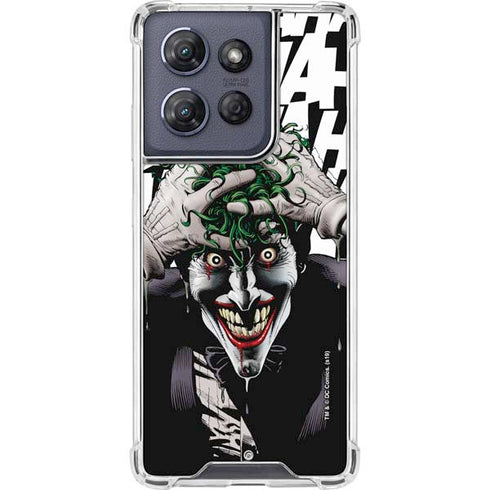 DC Comics The Joker Killing Joke Variant Cover Art by Brian Bolland Moto G Stylus 5G (2025) Clear Case
