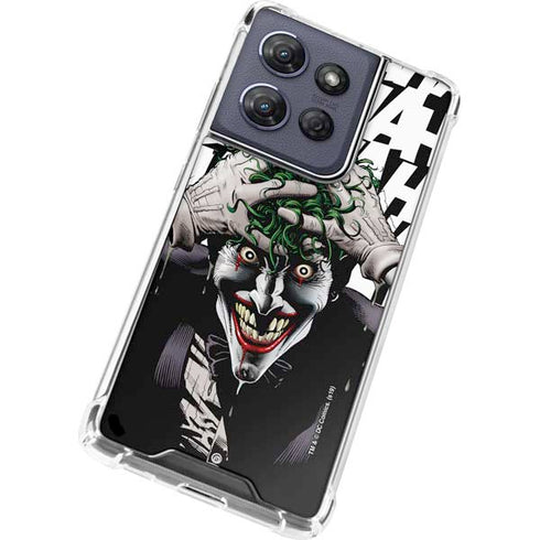 DC Comics The Joker Killing Joke Variant Cover Art by Brian Bolland Moto G Stylus 5G (2025) Clear Case