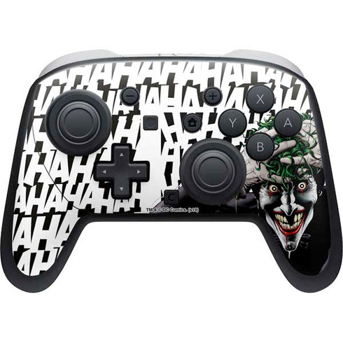 DC Comics The Joker Killing Joke Variant Cover Art by Brian Bolland Nintendo Switch 2 (2025) Pro Controller Skin