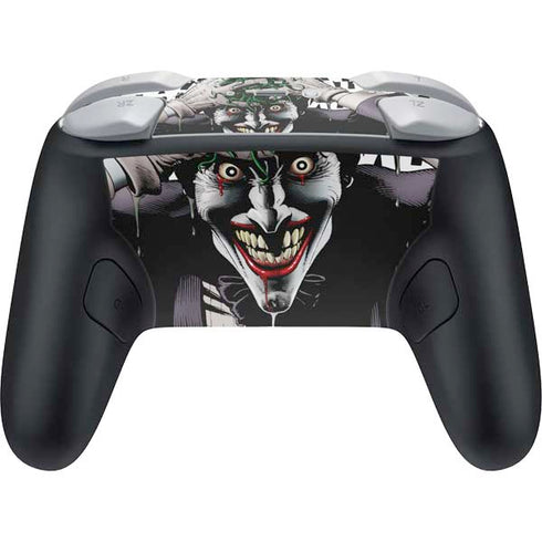 DC Comics The Joker Killing Joke Variant Cover Art by Brian Bolland Nintendo Switch 2 (2025) Pro Controller Skin