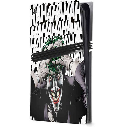 DC Comics The Joker Killing Joke Variant Cover Art by Brian Bolland PS5 Pro Console Skin