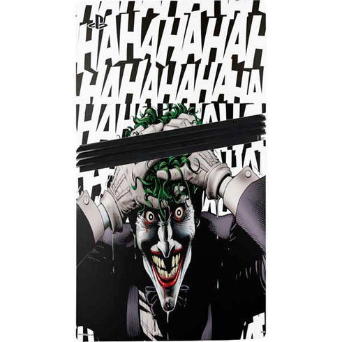DC Comics The Joker Killing Joke Variant Cover Art by Brian Bolland PS5 Pro Console Skin