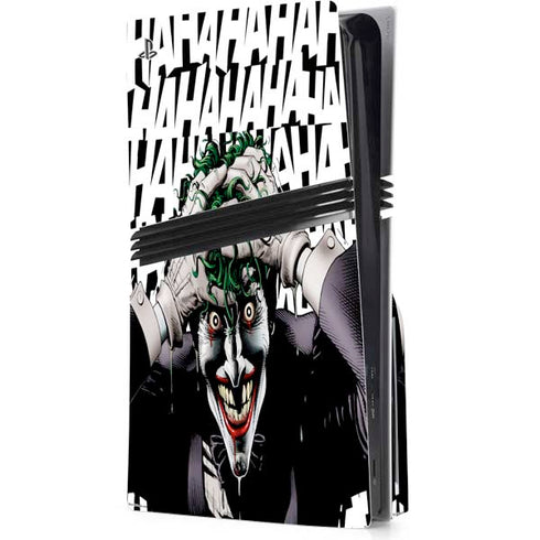 DC Comics The Joker Killing Joke Variant Cover Art by Brian Bolland PS5 Pro Disk Console Skin