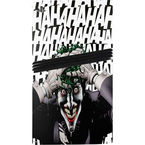 DC Comics The Joker Killing Joke Variant Cover Art by Brian Bolland PS5 Pro Disk Console Skin