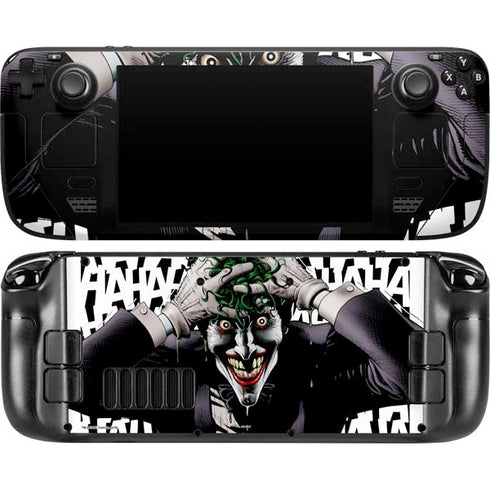DC Comics The Joker Killing Joke Variant Cover Art by Brian Bolland Steam Deck Handheld Gaming Computer OLED Skin