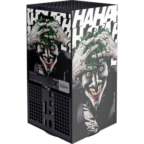 DC Comics The Joker Killing Joke Variant Cover Art by Brian Bolland XBox Series X Digital Edition Console Skin