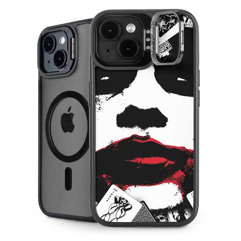 DC Comics The Joker Dark Knight Poster Art iPhone 15 Plus Kickstand Case