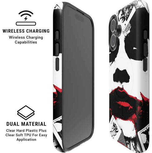 DC Comics The Joker Dark Knight Poster Art iPhone 16 Magsafe Impact Case