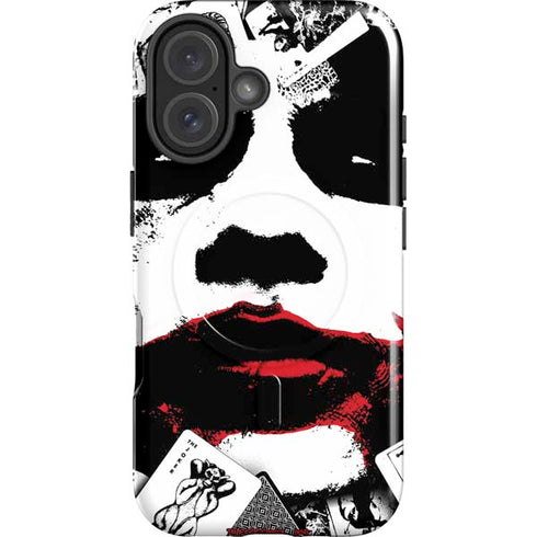 DC Comics The Joker Dark Knight Poster Art iPhone 16 Plus Magsafe Impact Case