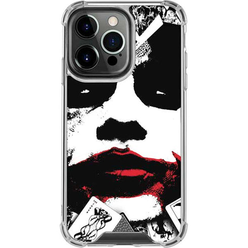 DC Comics The Joker Dark Knight Poster Art iPhone 16 Pro Clear Case