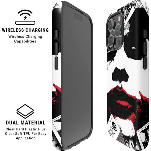 DC Comics The Joker Dark Knight Poster Art iPhone 16 Pro Magsafe Impact Case