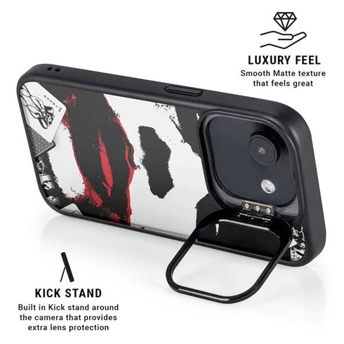 DC Comics The Joker Dark Knight Poster Art iPhone 16e Kickstand Case