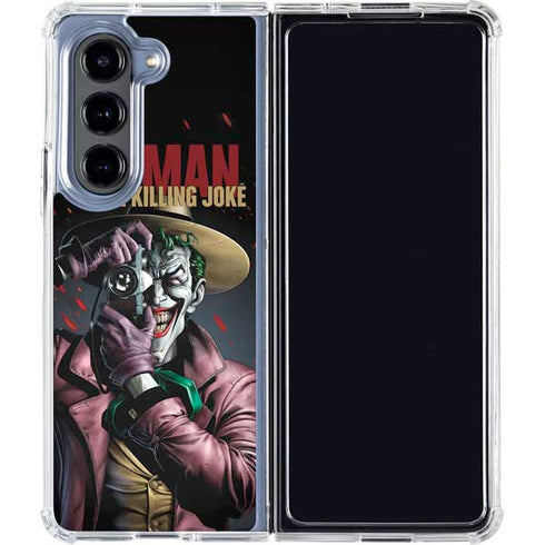 DC Comics The Joker Killing Joke Cover Art by Brian Bolland Galaxy Z Fold5 5G Clear Case
