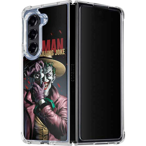 DC Comics The Joker Killing Joke Cover Art by Brian Bolland Galaxy Z Fold5 5G Clear Case