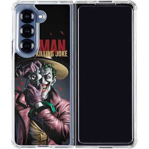 DC Comics The Joker Killing Joke Cover Art by Brian Bolland Galaxy Z Fold6 Clear Case