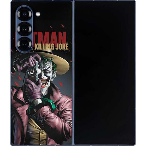 DC Comics The Joker Killing Joke Cover Art by Brian Bolland Galaxy Z Fold6 Skin