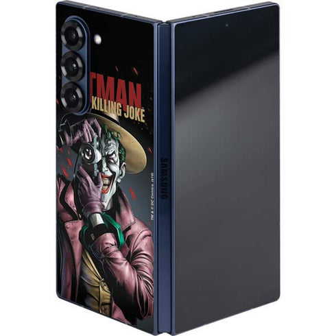 DC Comics The Joker Killing Joke Cover Art by Brian Bolland Galaxy Z Fold6 Skin