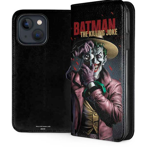 DC Comics The Joker Killing Joke Cover Art by Brian Bolland iPhone 14 Plus Folio Case