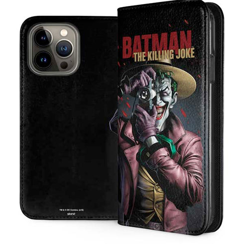 DC Comics The Joker Killing Joke Cover Art by Brian Bolland iPhone 15 Pro Max Folio Case