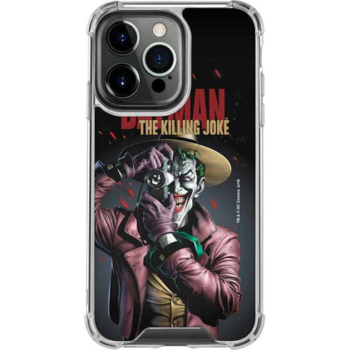 DC Comics The Joker Killing Joke Cover Art by Brian Bolland iPhone 16 Pro Clear Case