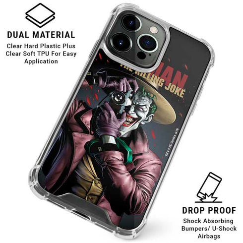 DC Comics The Joker Killing Joke Cover Art by Brian Bolland iPhone 16 Pro Clear Case