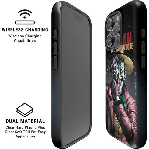 DC Comics The Joker Killing Joke Cover Art by Brian Bolland iPhone 16 Pro Max Magsafe Impact Case