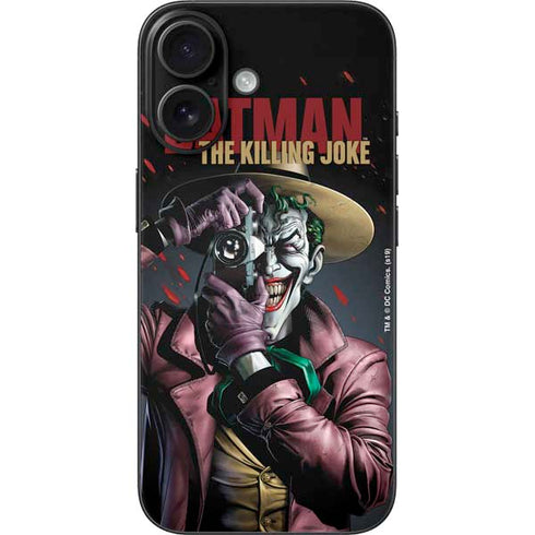 DC Comics The Joker Killing Joke Cover Art by Brian Bolland iPhone 16 Skin