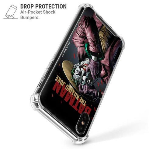 DC Comics The Joker Killing Joke Cover Art by Brian Bolland iPhone X/XS Clear Case