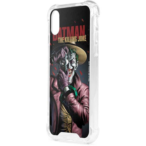 DC Comics The Joker Killing Joke Cover Art by Brian Bolland iPhone XS Clear Case