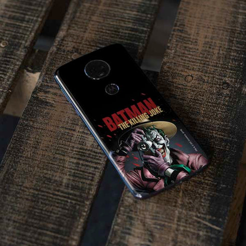 DC Comics The Joker Killing Joke Cover Art by Brian Bolland Moto E5 Plus Skin