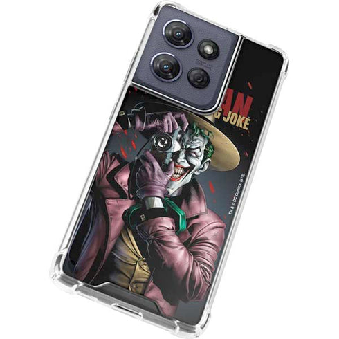 DC Comics The Joker Killing Joke Cover Art by Brian Bolland Moto G 5G (2025) Clear Case