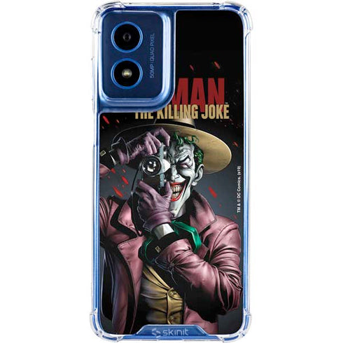 DC Comics The Joker Killing Joke Cover Art by Brian Bolland Moto G Play 4G (2024) Clear Case