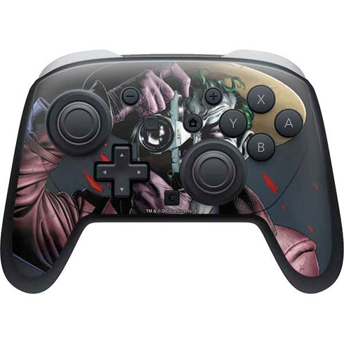 DC Comics The Joker Killing Joke Cover Art by Brian Bolland Nintendo Switch 2 (2025) Pro Controller Skin
