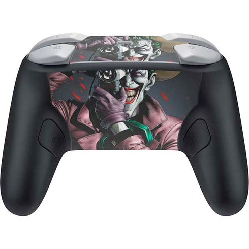 DC Comics The Joker Killing Joke Cover Art by Brian Bolland Nintendo Switch 2 (2025) Pro Controller Skin