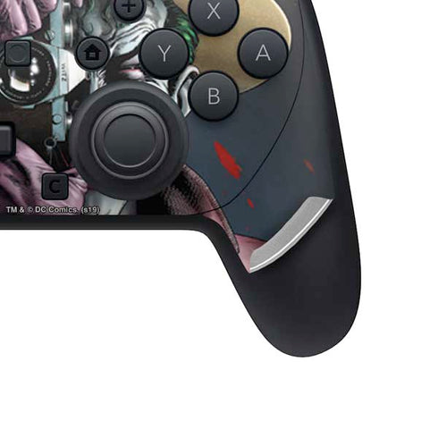 DC Comics The Joker Killing Joke Cover Art by Brian Bolland Nintendo Switch 2 (2025) Pro Controller Skin
