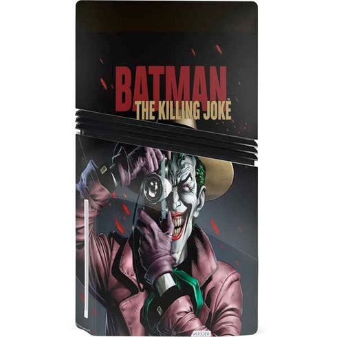 DC Comics The Joker Killing Joke Cover Art by Brian Bolland PS5 Pro Disk Bundle Skin