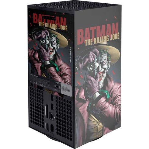 DC Comics The Joker Killing Joke Cover Art by Brian Bolland XBox Series X Digital Edition Console Skin