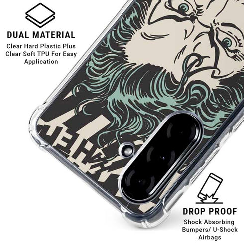 DC Comics The Joker Vintage Laughing Galaxy A36 5G Clear Case